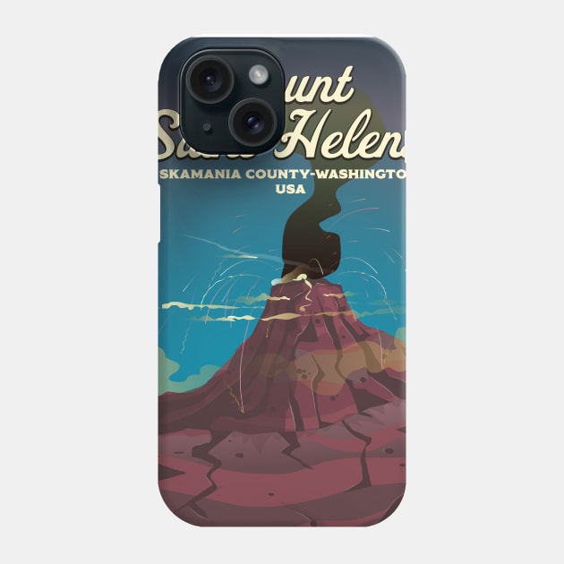 Mount Saint Helens Washington USA Phone Case by nickemporium1