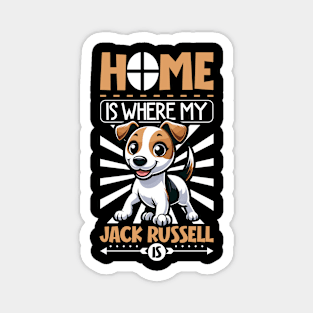 Home is with my Jack Russell Terrier Magnet