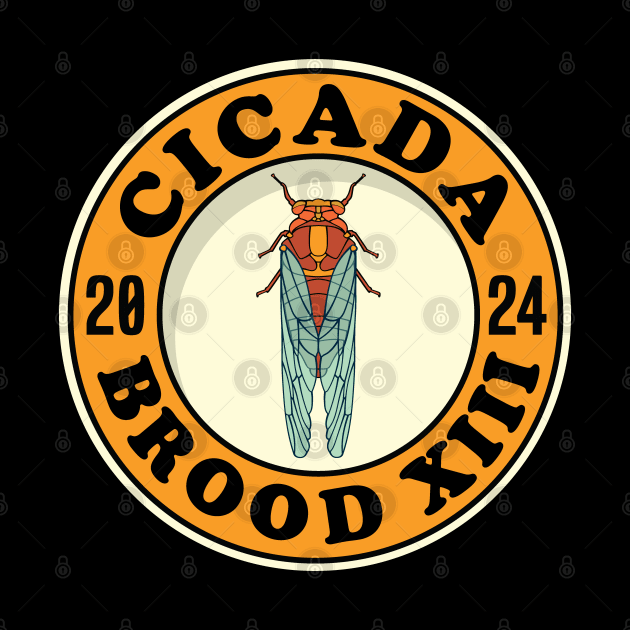 Cicada Brood XIII Periodical Cicada by Huhnerdieb Apparel
