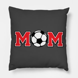 Soccer Mom Red Pillow
