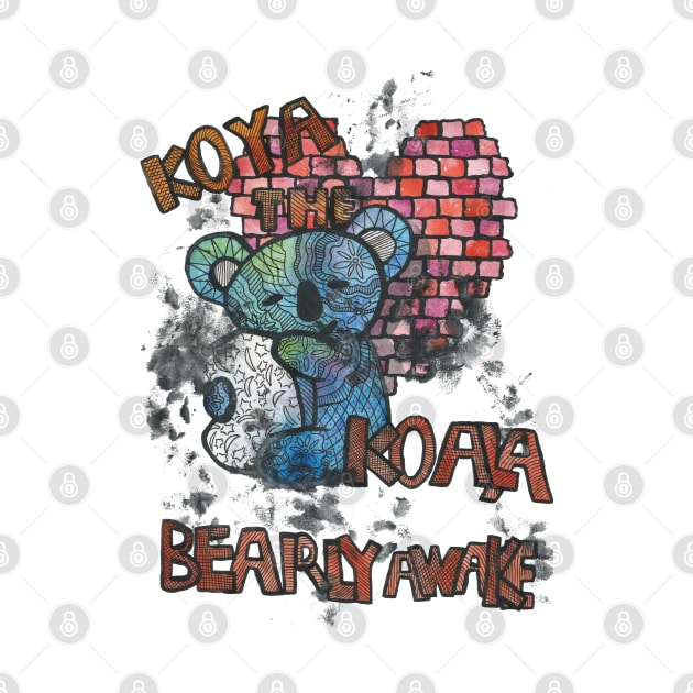 Koya Inspired Kawaii Street Art Graffiti by Maries Papier Bleu