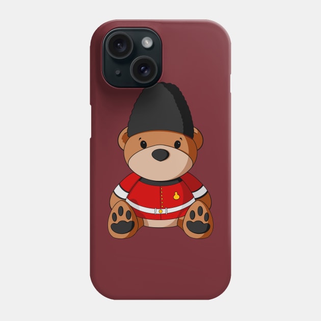 British Guard Teddy Bear Phone Case by Alisha Ober Designs