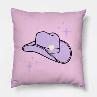 Lavender Cowgirl Hat With Heart Pillow