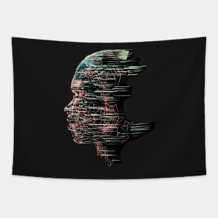 Side face Tapestry