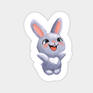 Funny Bunny Magnet