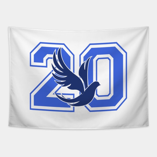 Zeta Phi Beta 1920 - 2020 Dove Tapestry by DrJOriginals