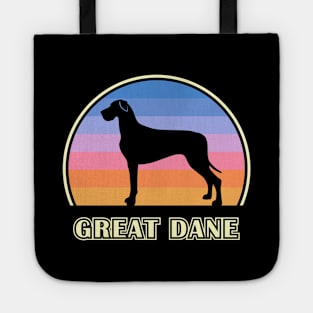 Great Dane Vintage Sunset Dog Tote