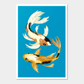 Koi Pond Posters And Art Prints Teepublic