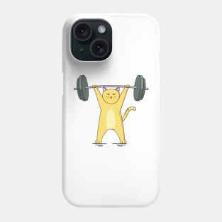 Cat Barbel Phone Case