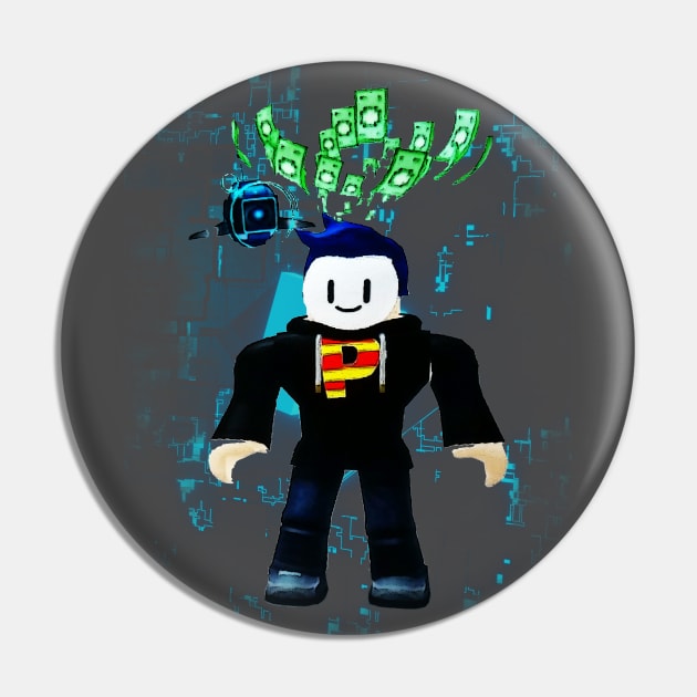 Roblox Boy Gamer Pin by sketchart