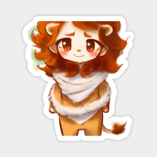 Cute Lion Drawing Magnet