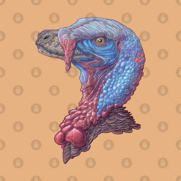 Murder Turkey (Velociraptor mongoliensis) by CoffeeBlack