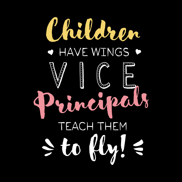 Vice Principal Gifts - Beautiful Wings Quote by BetterManufaktur