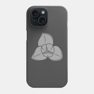 White Cambodian Romduol Flower Phone Case