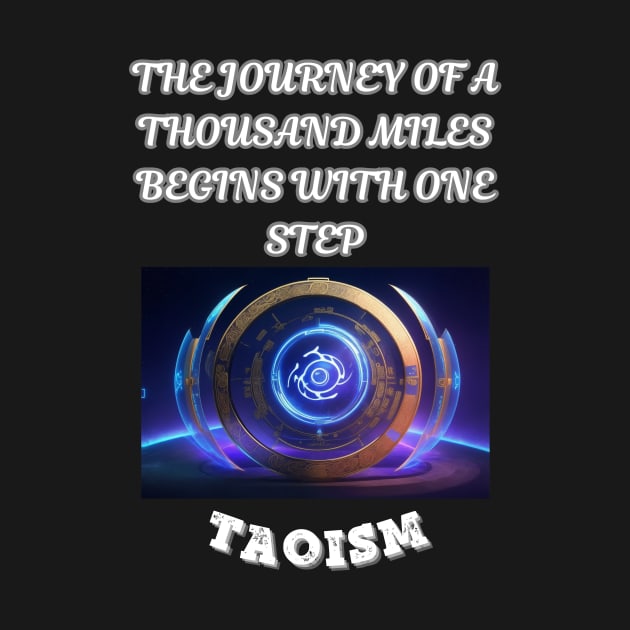 Taoism, The Journey Of A Thousand Miles Begins With One Step by Smartteeshop