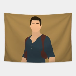 Uncharted 4 Nathan Drake Digital Art Sticker Tapestry