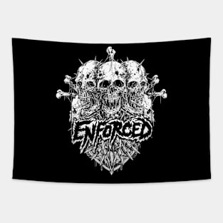 ENFORCED - SPIKED SKULLS Tapestry