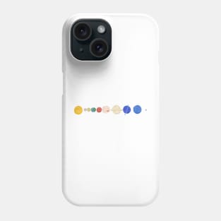 Solar system acrylic Phone Case