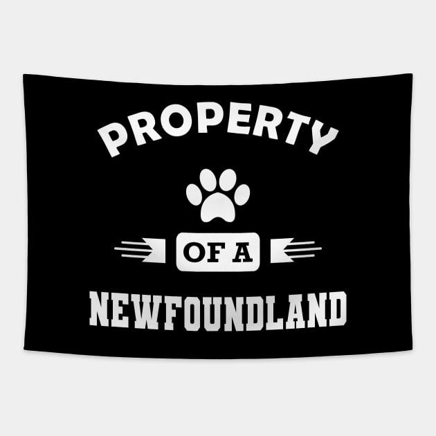 Newfoundland Dog - Property of newfoundland Tapestry by KC Happy Shop