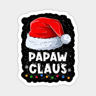 Papaw Claus Christmas Santa Family Matching Pajama Magnet