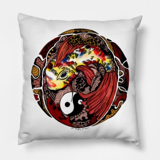 Koi of Balance Full Color Edition Pillow