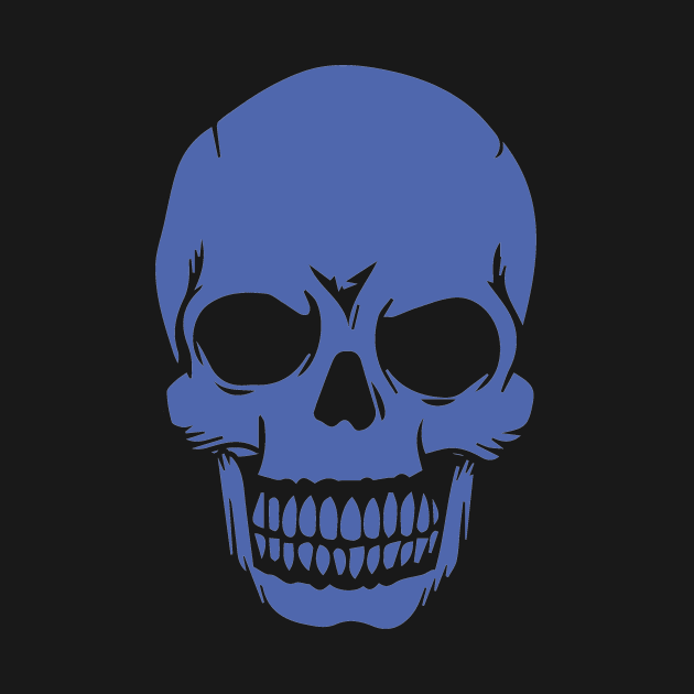 Skull white skull design by HBfunshirts