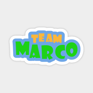 Team Marco Kissing Magnet