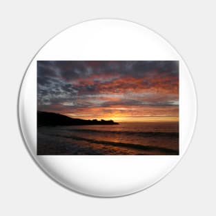 St Ives Sunset, Cornwall Pin