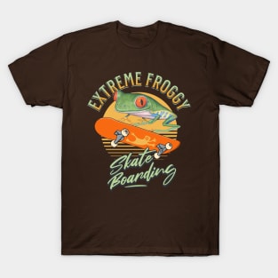 Frog Riding The Wave T-Shirts for Sale