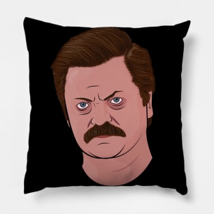 Ron Swanson Pillow