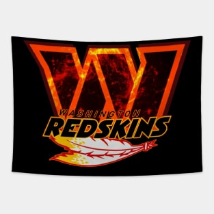 washington redskins football logo Tapestry