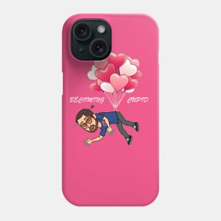 Becoming Cupid Floating Away Design Phone Case