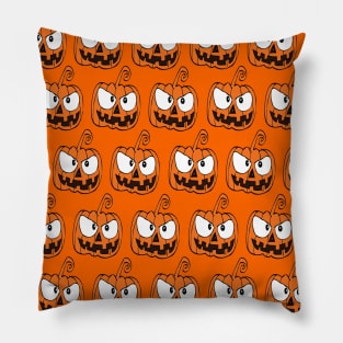 Halloween Pumpkin Pattern Pillow