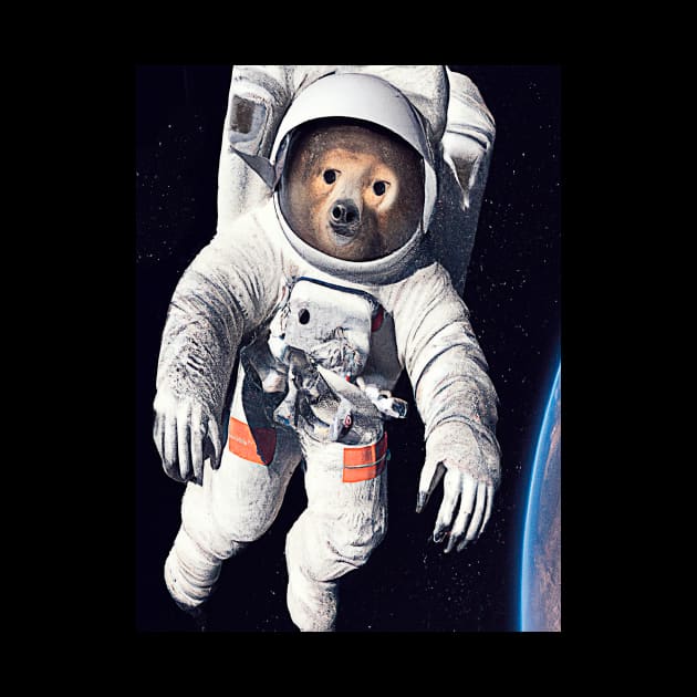 Space Walking Bear by RockettGraph1cs