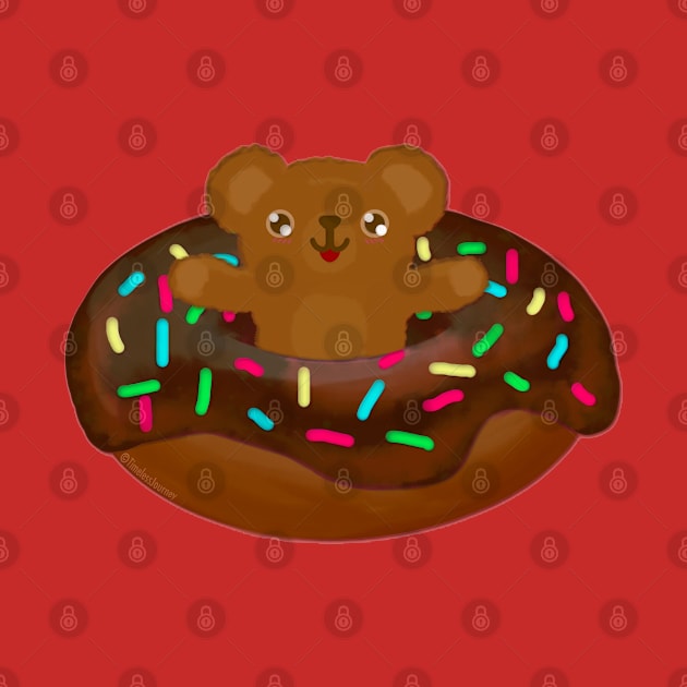 Donut bear (chocolate icing) by TimelessJourney