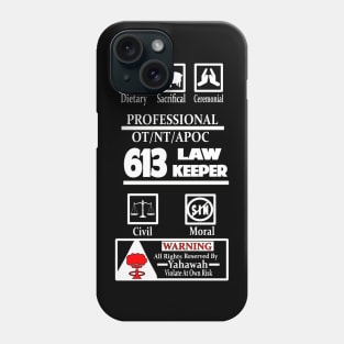 613 Law Keeper shirt Unique Design| Must have for your collection ((Dark background Version)) from Sons of Thunder Phone Case