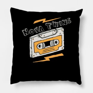 Vintage -Nova Twins Pillow