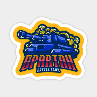 Spartan Battle Tank Gaming Design T-shirt Coffee Mug Apparel Notebook Sticker Gift Mobile Cover Magnet