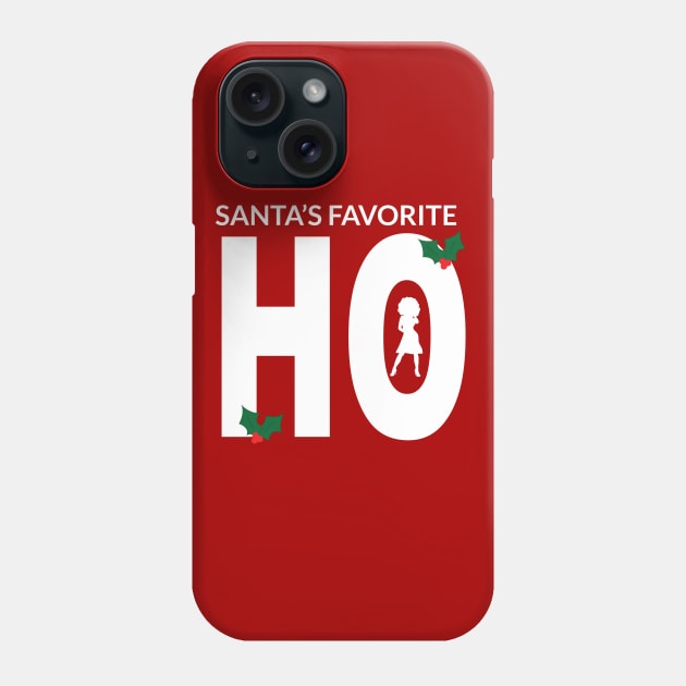 Santa's Favorite Ho Sexy Afro Woman Phone Case by blackartmattersshop