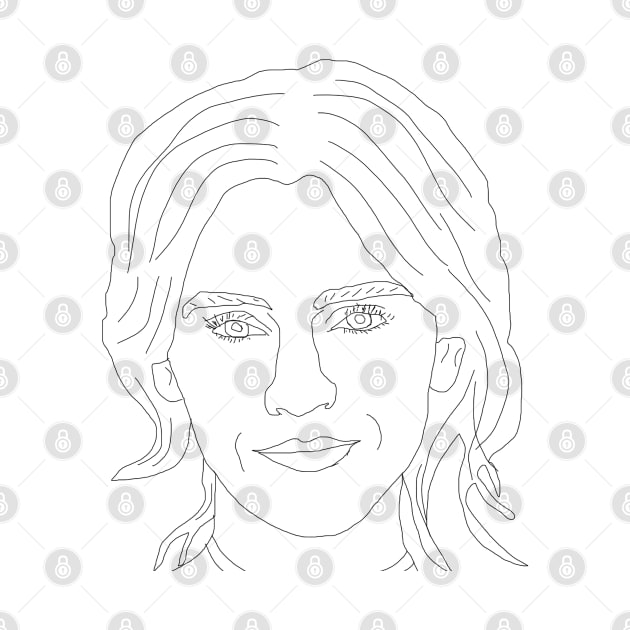 Emma Watson outline by BadDrawnStuff