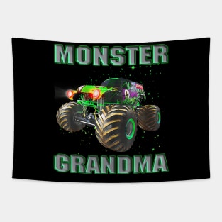 Monster Truck Grandma Monster Truck Are My Jam Truck Lovers Tapestry