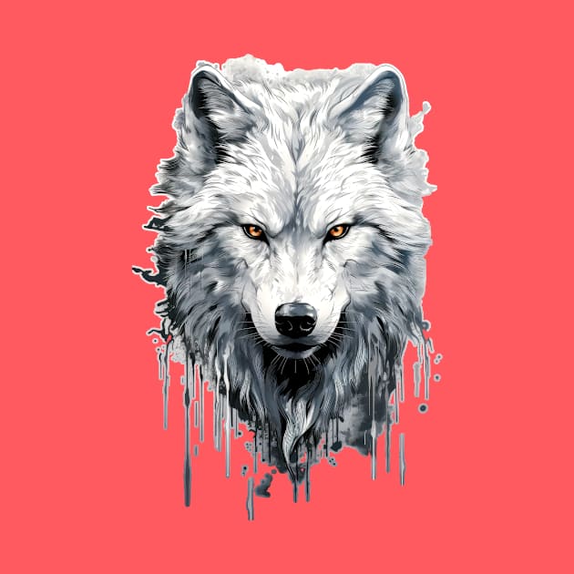 White Wolf by ZombieTeesEtc