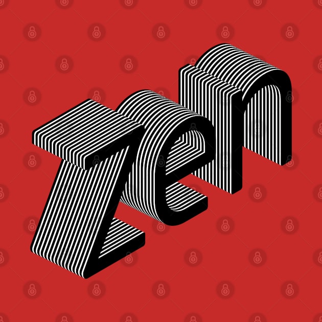 Zen //// Typography Design by DankFutura