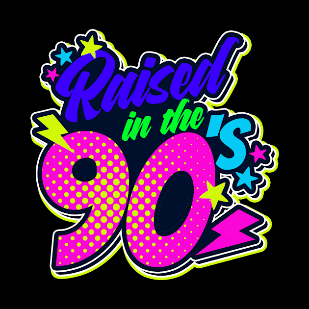 Born In 90s Shirt | Raised In The 90s Gift by Gawkclothing