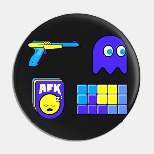 Video games Retro gaming Stickers Pack Pin