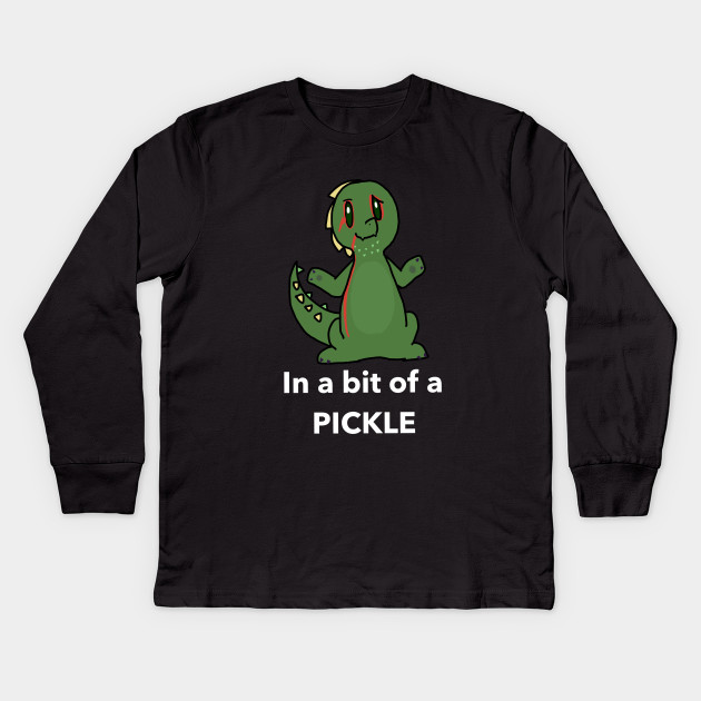 Christmas Pickle Youth Long Sleeve T Shirt