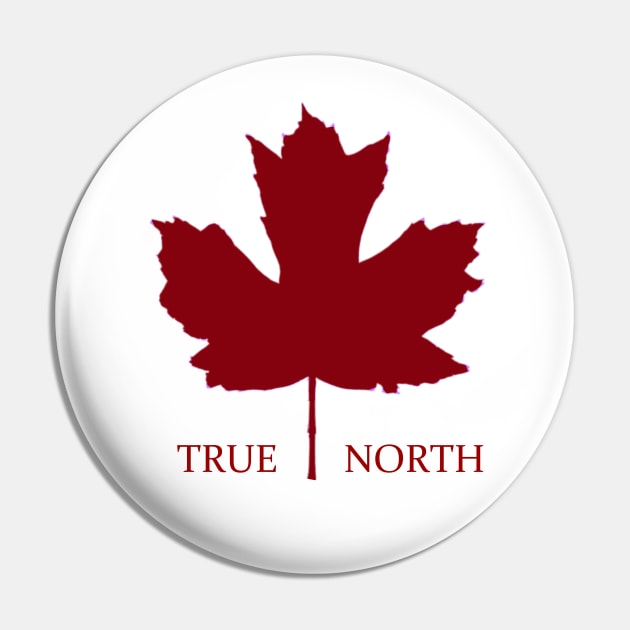 True North Red Maple Leaf Pin by Star58