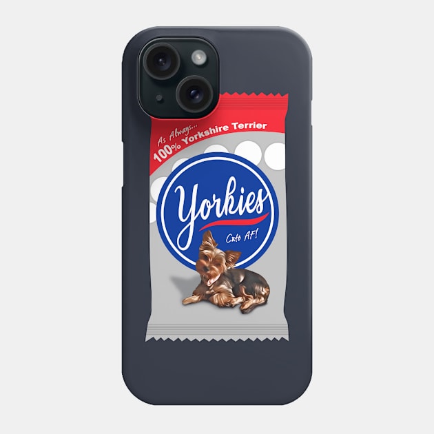 Yorkies Candy Phone Case by 1up VS CPU