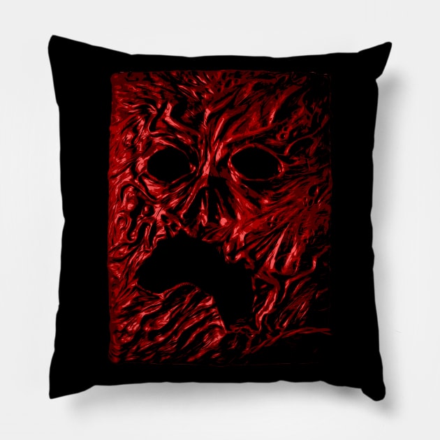 Necronomicon Ex-Mortis Pillow by Power Up Prints