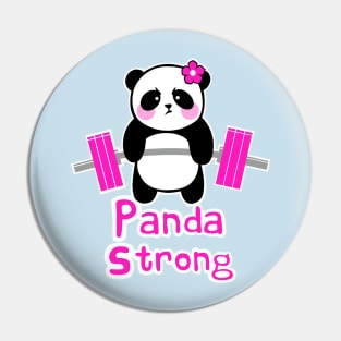 Fitness panda, gym girl, fitness girl Pin